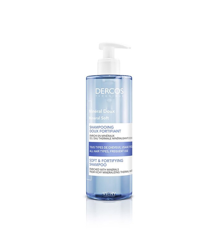 Dercos Mineral Soft Fortifying Shampoo 400ml